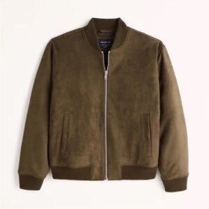Abercrombie & Fitch Forest Green Bomber Jacket